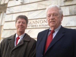 My father and I attending meetings in Washington DC, November 2013