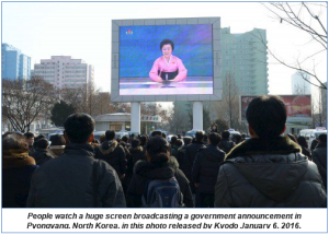 January 12, 2016—On North Korea’s H-Bomb—and Iran’s?